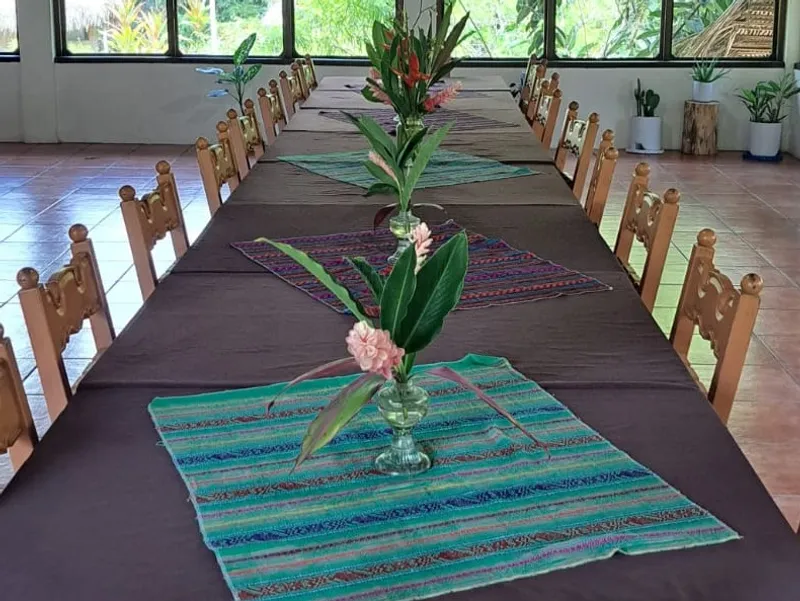 The lodge dining room.
