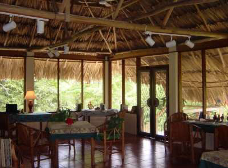 The lodge dining room.